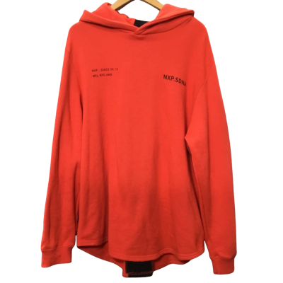 NXP.SDNA Size 2XL Red & Black Hoodie 
