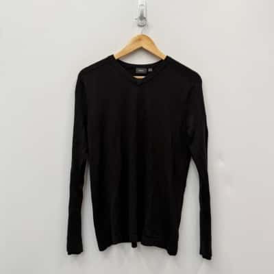 MEXX Mens Wool Blend V Neck Jumper - Size S 