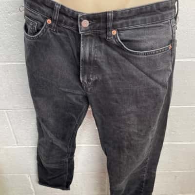 RM Williams Mens  Size 32 Straight Leg Jeans Black