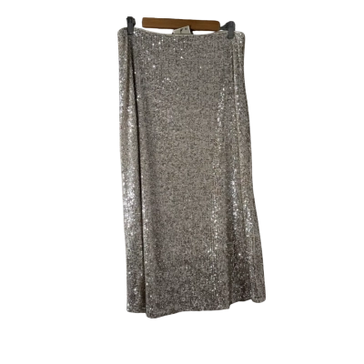 NEXT Womens  Size 14 Maxi Skirt Beige 