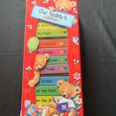 Our Teddy's Library illustrated by Lee Krutop