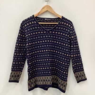 Monsoon Wool Blend Sweater Size S
