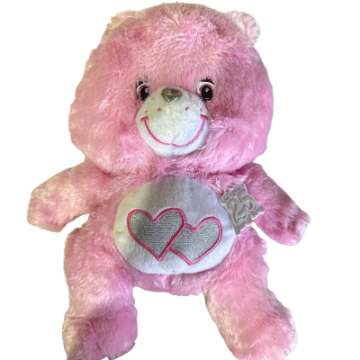  25th Anniversary Pink Care Bear Swarovski Crystal Eyes Special Edition Love Lot