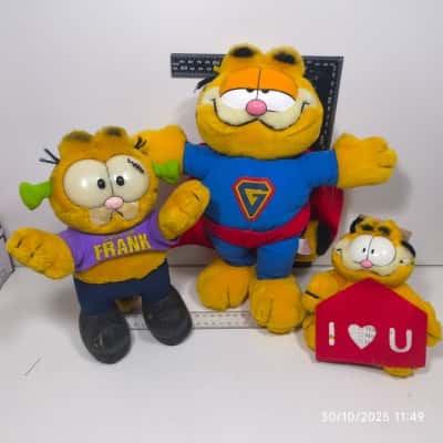 Vintage Garfield Plush Trio Bundle 1978 1981 1978