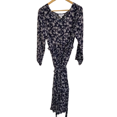 BNWT Feather + Noise Womens  Size 14 Floral / Navy Dress