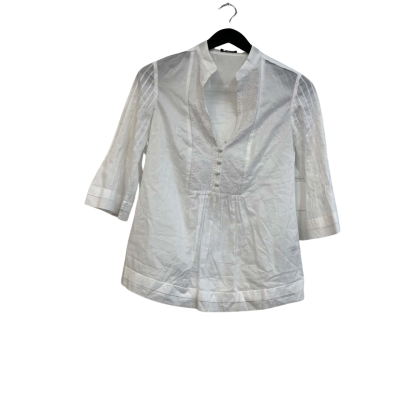 Massimo Dutti Womens  Size M White top