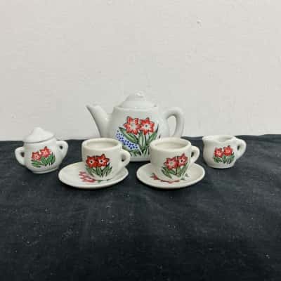 Vintage Japanese Miniature China tea set  