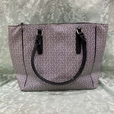 Guess Womens Tote Bag Black  / Grey 