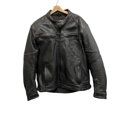 Torque Mens Size XXL Leather Motorcycle Jacket 