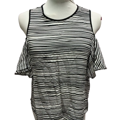 Witchery Womens  Size 12 Singlet Top Black  / Striped / White 