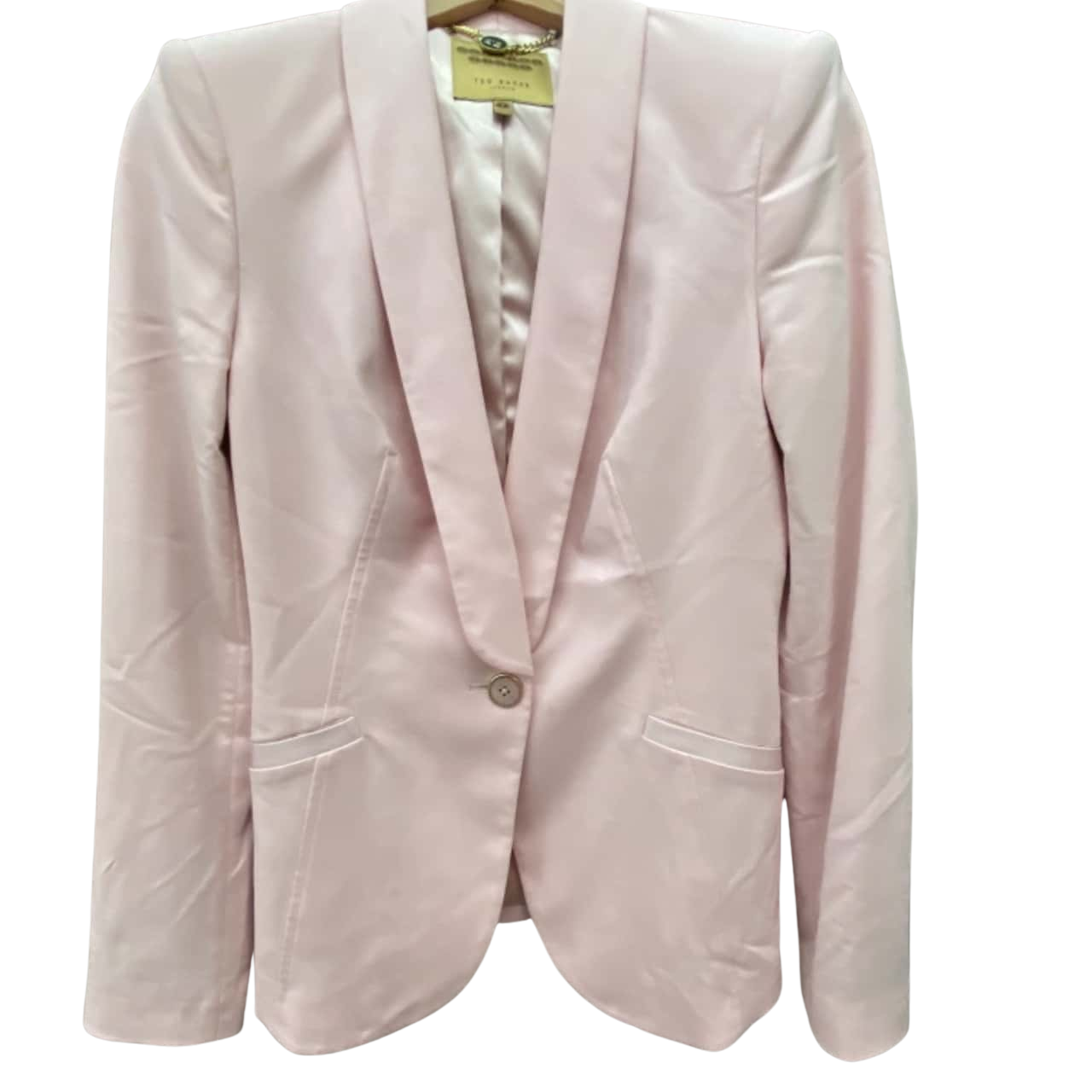 Ted Baker Womens Size S/1 Button Up Pink (s)