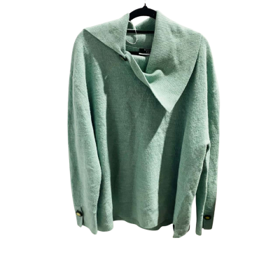 BNWT Marco Polo Womens  Size XXL 100% Wool Roll Neck Jumper Green 