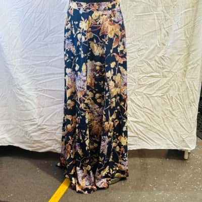 ZIMMERMANN Size 1 Silk Maxi Skirt Floral 