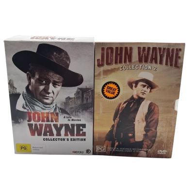 John Wayne  Collectors edition 24 movies and John Wayne  collection 2 