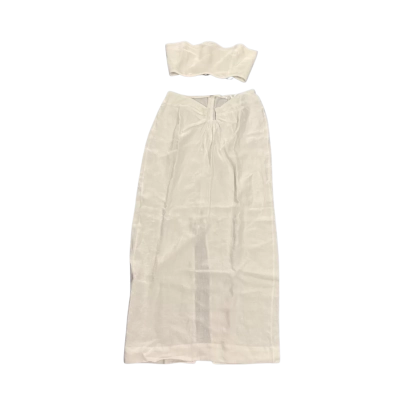 Natalie Rolt White Linen Set Size 2 BNWT
