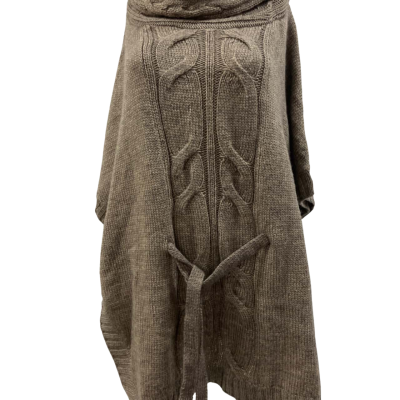 Capture Womens Poncho Beige brown