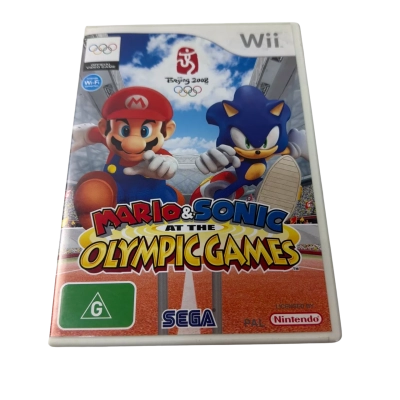 Wii Mario and sonic Olympic Games 