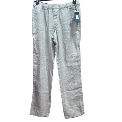 Tommy Hilfiger Mens Pull On Linen Pants  Size 32 / 34 Cream 