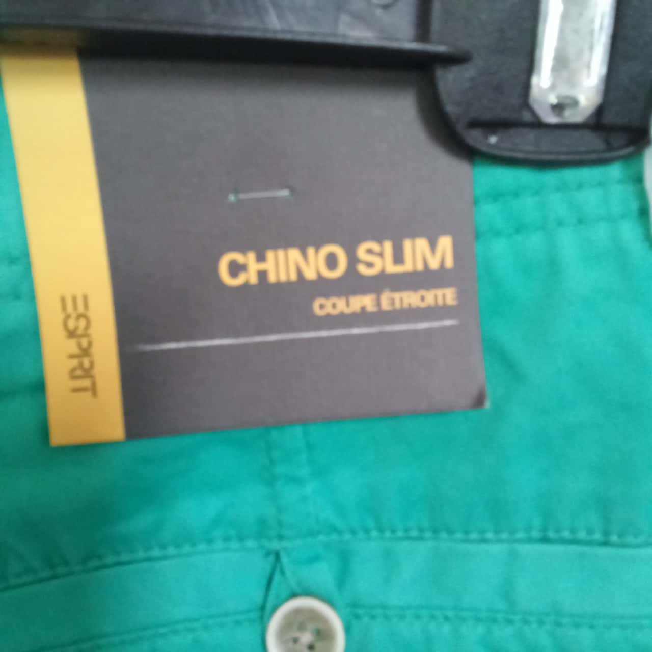 $20 Mens Green Slim Fit Chinos Size 