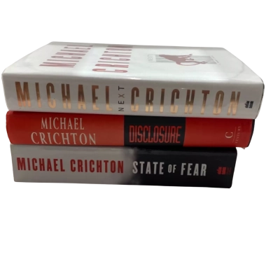 Michael Crichton 3 Book Bundle - Next | State Of Fear | Disclosure