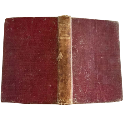 The Way Of Poetry (John Drinkwater)Antique 1922  Hardcover