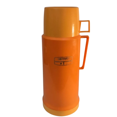 Vintage Orange Thermos 