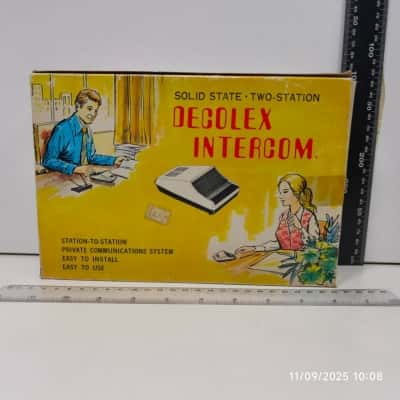 Decolex Intercom Vintage Solid State Two Station 