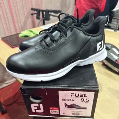 FJ Fuel Mens  Size 9.5 Wide Golf Shoes Black 