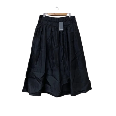 BNWT Country Road Womens Size 14 Linen / Silk Maxi Skirt Black RRP $299.00