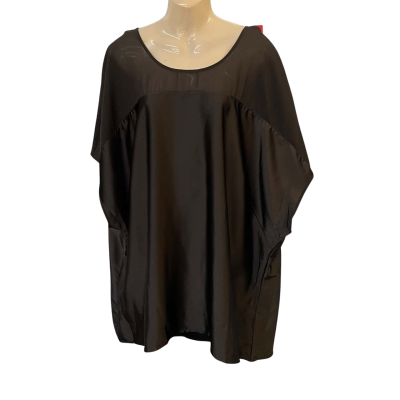 Autograph Womens  Size 22 Blouse / Party Top / Short Sleeve Top Black  