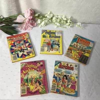 Assorted Collection of Vintage Archie Comic Books (x 5)