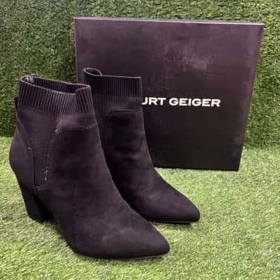 Kurt Geiger Tobi Suedette Ankle Boots Size 36