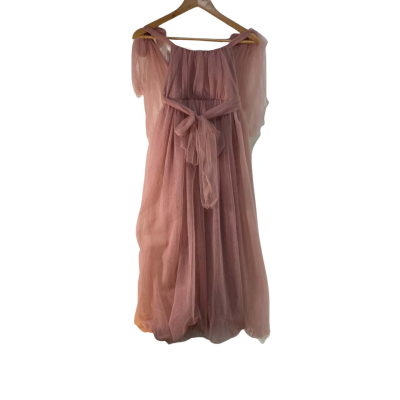 Arabella & Rose Odette Dusty Rose Flower Girl Tulle Dress Size 10