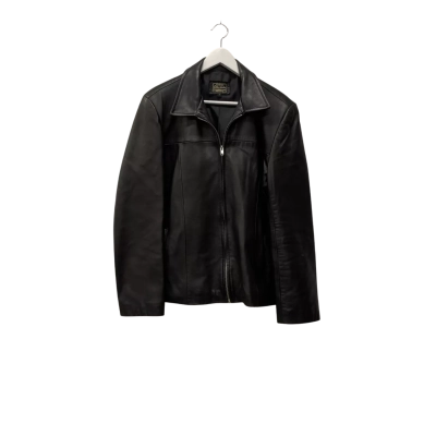  Vintage Golden Leather   Size 18 Leather Jacket Black  