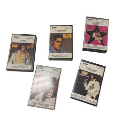 Assorted Elvis cassettes