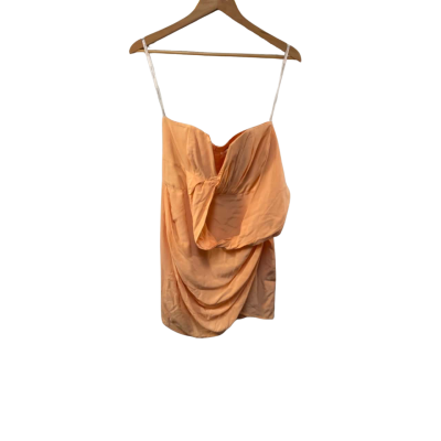 Zimmermann Size 1 Salmon Silk Dress