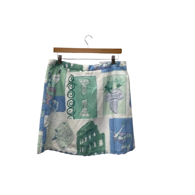  Billy J Colton Size 16 Midi Skirt / Mini Skirt Multicoloured / Pattern 