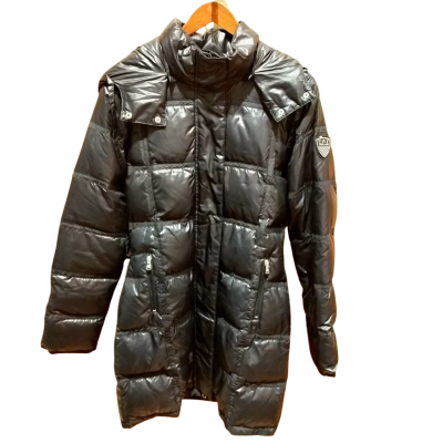 Emporio Armani EA7 Women's Black Duck down Puffer Jacket  Size S