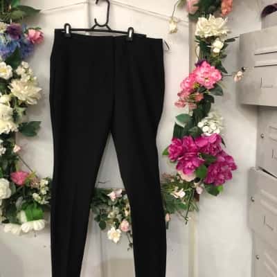 NWT Cue Size 14 Black Trousers