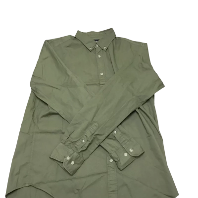 Blazer Men’s Size Large Long Sleeve Olive Green Cotton Shirt