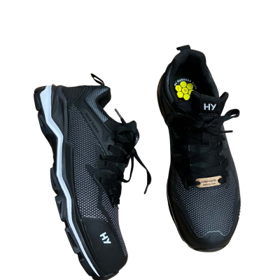 Hard Yakka Icon Lace Up Composite Toe Safety Shoe Size 42 Black  