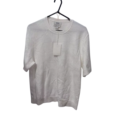 BNWT COS White Short Sleeve T-Shirt Size L