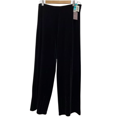 Marks & Spencer Velvet Short Straight Leg Trousers UK Size 14