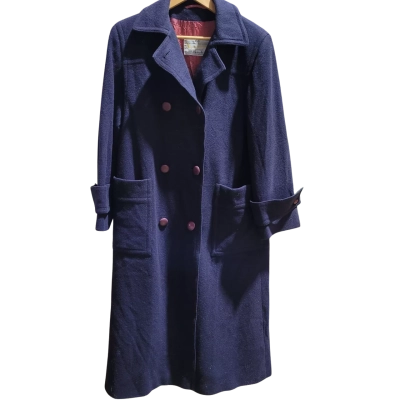  Womens  Size 12 Winter Coat Navy Blue 