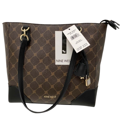 Nine West Brooklyn Jet Set Tote Bag - Brown