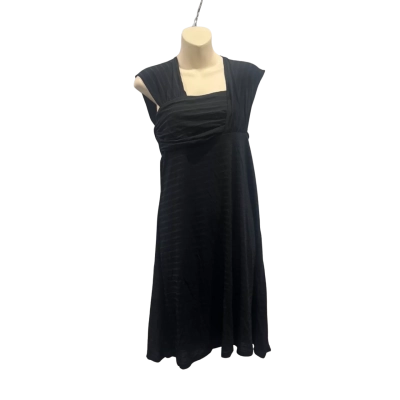 Zavarucci Womens  Size 2 Midi Dress Black  