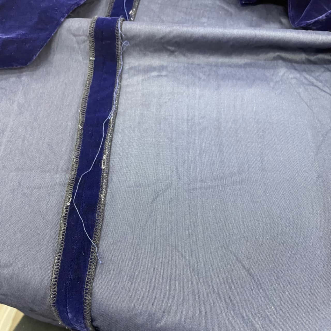 Blue and Brown Patched Cape