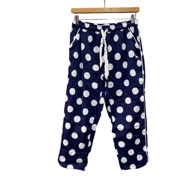 Peter Alexander Womens  Size S PJ Pants Navy Blue / Polka Dot / White 