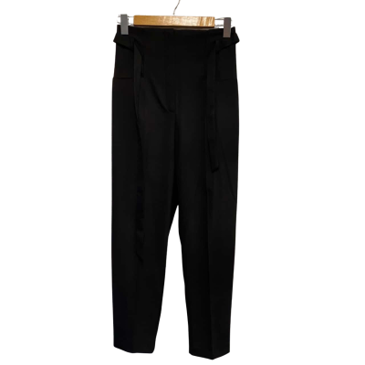 Mango Womens  Size 34 Ankle Length Pants Black  