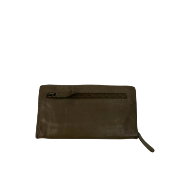 Womens Dusky Robin Olive Clutch 